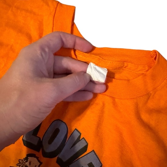Vintage ‘I love Florida’ Orange Single Stitch T Shirt - Picture 3 of 5